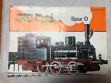 POLA Maxi Spur 0 Katalog MIT Preisliste  70ger Jahre Querformat 8 Seiten