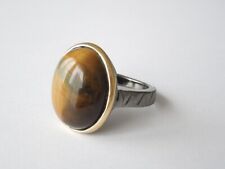 Ring Tigerauge Cabochon