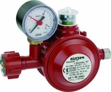 Herdanschluss-Set Propangas 50 mbar Anschluss Gas-Herd inkl. 2m Gasschlauch