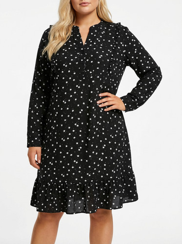 Sheego kleid anna scholz - kleid,