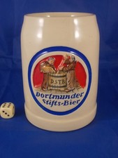 Alter Bierkrug DORTMUNDER STIFTS BIER 0,5L. Bier Brauerei Reliefkrug selten rar