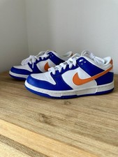 Nike Dunk Low Knicks Sneaker Turnschuh weiß blau orange Gr 38 neu mit Etikett