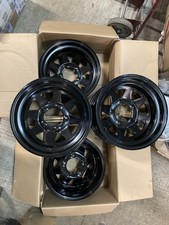 4x STAHLFELGEN SCHWARZ