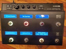 line 6 helix HX effects gebraucht Pedalboard Effekte für E-Gitarre