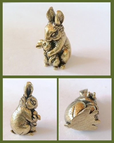 Messing figur hase - messing,