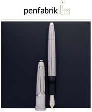 MONTBLANC MST Solitaire Stainless Steel I LeGrand FÜLLFEDERHALTER Pen 23146 NEU