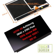 15,6" LED Display glossy passend für AUO B156ZAN05.0 120Hz 100% Adobe RGB UHD 4K