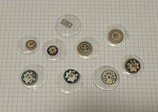 Konvolut von 9 Uhrgläsern
