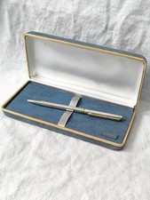 Edler Kugelschreiber 925 Silber im Original Etui Italien Stift z. Drehen Gepunzt