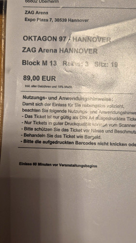 Oktagon ticket 11 2026zag - oktagon, 7.11.2026zag