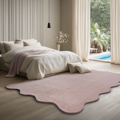 Teppich kurzflor scallop - teppich,