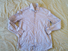 Van Laack Herren Hemd, Gr. 42, Blau, Gestreift, Baumwolle,