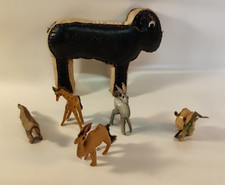 DDR Ledertier um 1950 Giraffe