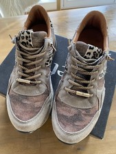 Cetti Sneakers Größe 39 braun Beige Leo Animal wie Neu 