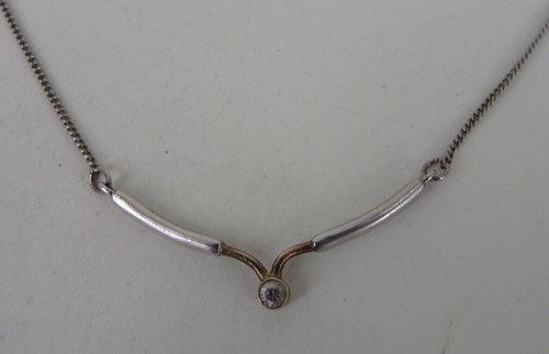 Bicolor collier mit kleinen - mit,