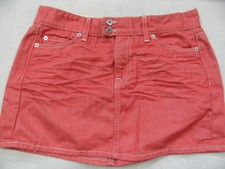 CROCKER cooler Jeans Minirock rot Gr. M TOP ZC1018