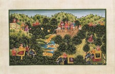 Mughal Jagdkunst Gemälde Des