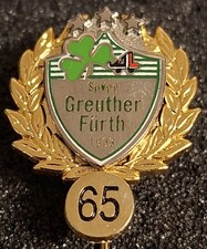 seltene Greuther Fürth Fußball Ehrennadel Gold für 65 Jahre Mitgliedschaft 