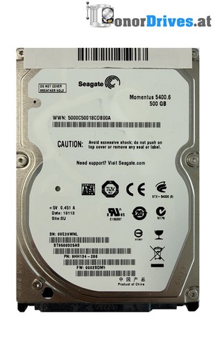 Seagate st9500325as - seagate,