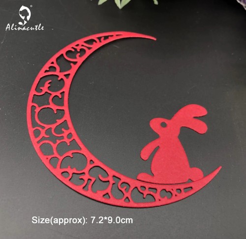 Prägeschablone hase mond - prägeschablone,