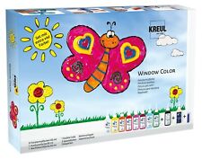 KREUL Window Color 10er Set Glasmalfarbe Fensterfarbe Glasdesign Fensterbilder
