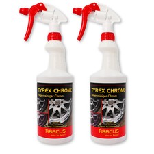 (26,60€/L) 2x 750 ml Felgenreiniger säurefrei  Alu Chrom Stahl Alufelgen ABACUS