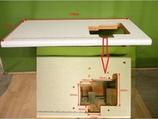 Tischplatte für Overlock . ZOJE PFAFF SINGER Brother. N757