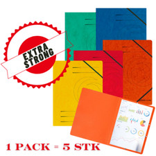 Herlitz Klemmmappe DIN A4 Mappe 5er Pack Eckspanner Sammelmappe Urkundenmappe