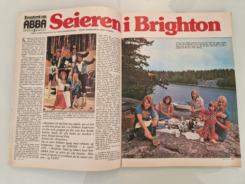 Abba very rare newspaper - very,