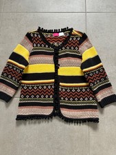 Together Damen Strickjacke im Ethno-Style Gr. 40