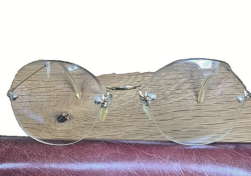 Vintage bohrbrille randlos - vintage,