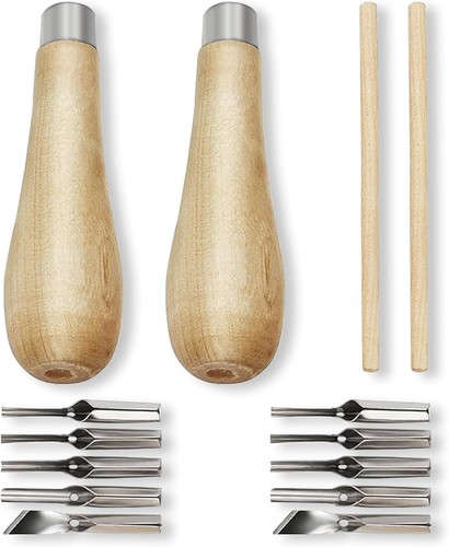 Linolschnitt werkzeug set - linolschnitt,