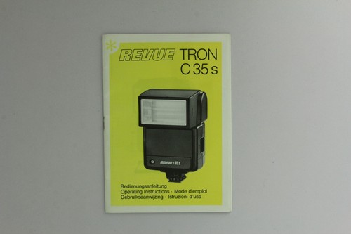 Bedienungsanleitung revue tron - bedienungsanleitung,