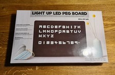 Beleuchtetes LED-Steckbrett mit 120 Buchstaben + Zahlen NEU/OVP 
