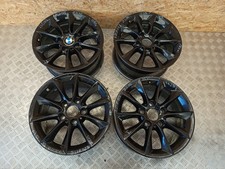 1x Alufelge 16 Zoll 7.0" 5x120 40ET Glanz Schwarz 6867125 BMW 1 F21 F20