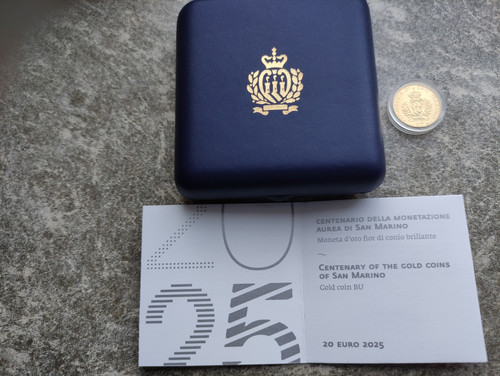 San marino 2025 unze gold - marino,