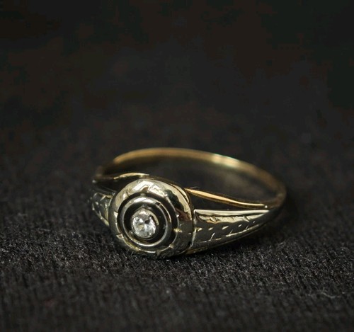 Alter goldring bicolor mit - bicolor,