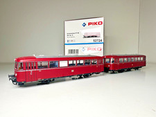 Piko Schienenbus VT 98 + Steuerwagen VS 98 H0, DC Digital mit Sound!