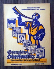 Zeitschrift Grenzland Oberlausitz Heft Oktober 1935 Lausitzer Kunst Goldschmiede