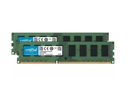 Crucial 16gb 2x8gb ddr3 - crucial,