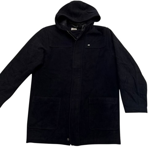 Lacoste manteau laine - manteau, bleu