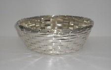 Brotkorb Metall versilbert