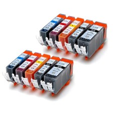 10x für Canon PIXMA IP3600 IP4600 IP4700 MP540 MP550 MP560 MP620 Tinte Patronen