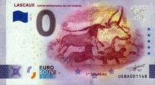 Null Euro Schein - 0 Euro Schein- Frankreich - Lascaux - 1er Taureau 2025-10