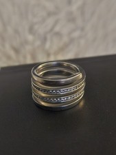 Jette Joop Spiralring 925 Sterlingsilber mit Swarowski Steinen