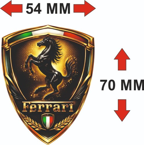 Ferrari aufkleber logo x - aufkleber, 2