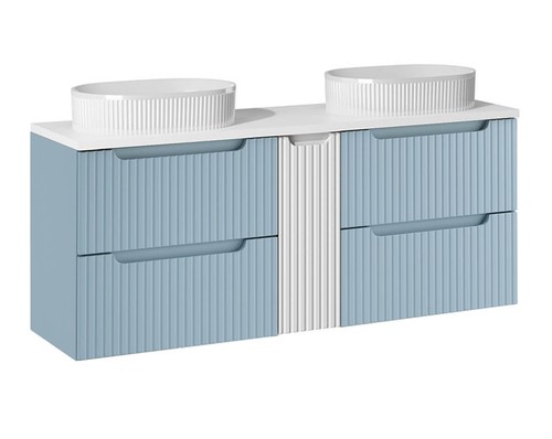 Iluna blue waschtisch - waschtisch, 140cm