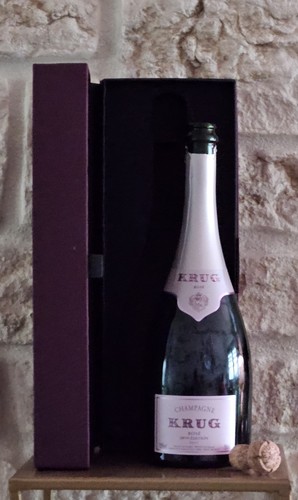 Leere champagner flasche - leere,