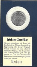 Seltene 200-Mark-Münze von 1923 – mit Echtheitszertifikat (Merkator Hamburg)