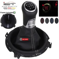 ICT Schaltknauf für Audi TT TTS 8J 6G Schaltsack LED beleuchtet Leder B37